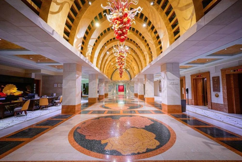 Crockfords Tower Singapore lobby interior
