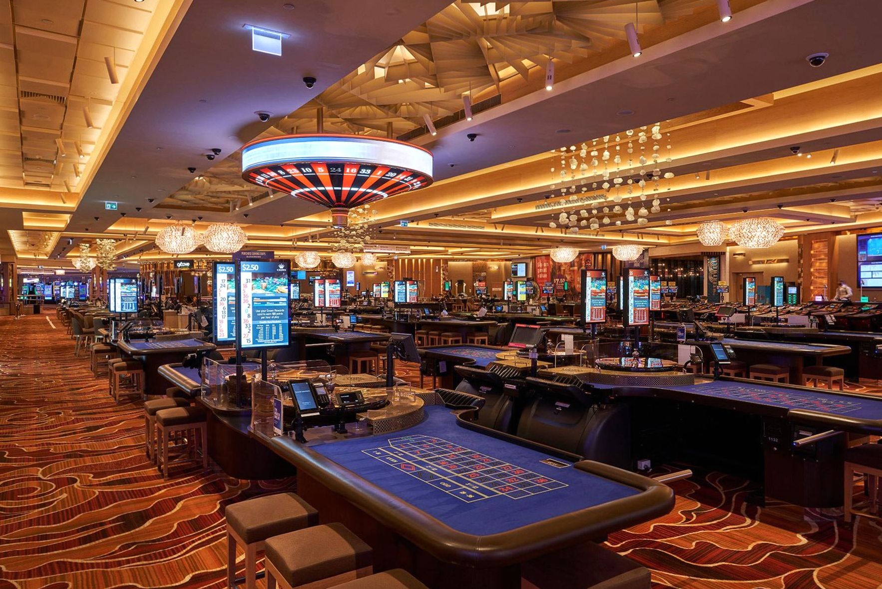 Crown Towers Perth casino floor
