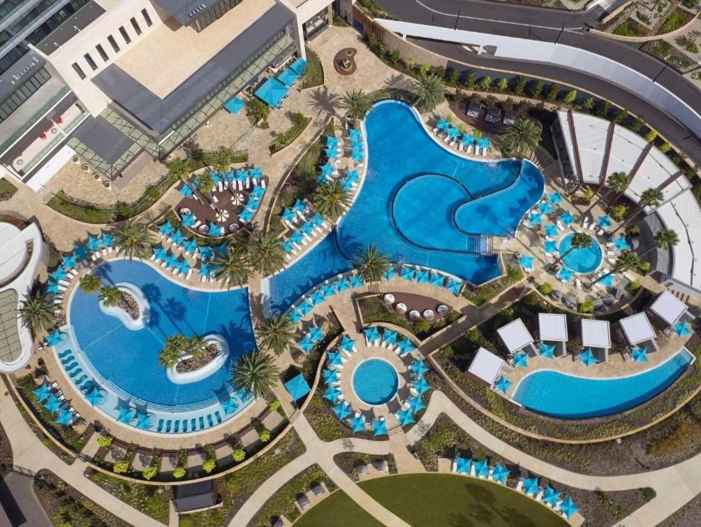 Crown Towers Perth Laguna pool deck
